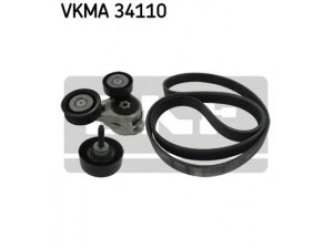 SKF VKMA 34110 V formos rumbuotas diržas, komplektas 
 Techninės priežiūros dalys -> Techninės priežiūros intervalai
047 903 137 G, 1136183, 1149503