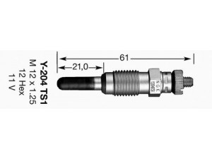 NGK 3829 kaitinimo žvakė
11065-V0700, 11065-V0710, 11065-V0700