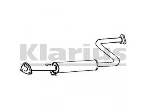 KLARIUS 250204 vidurinis duslintuvas 
 Išmetimo sistema -> Duslintuvas
GEX33518, GEX33518, GEX33518, GEX33518