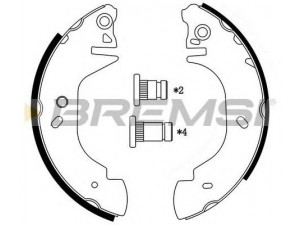 BREMSI GF0230 stabdžių trinkelių komplektas 
 Techninės priežiūros dalys -> Papildomas remontas
1014316, 1570207, 1570220, 5027770
