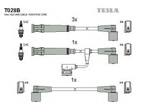 TESLA T028B uždegimo laido komplektas 
 Kibirkšties / kaitinamasis uždegimas -> Uždegimo laidai/jungtys
12121717646, 12121727686