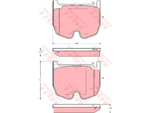 TRW GDB1541 stabdžių trinkelių rinkinys, diskinis stabdys 
 Techninės priežiūros dalys -> Papildomas remontas
0034205320, A0034205320