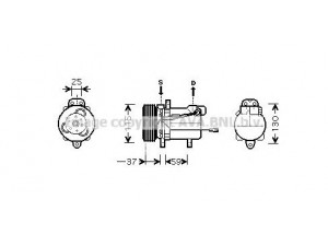 AVA QUALITY COOLING SZK092 kompresorius, oro kondicionierius 
 Oro kondicionavimas -> Kompresorius/dalys
9520070CF0, 9520070CK0