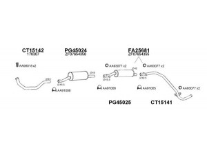 VENEPORTE 150229 išmetimo sistema 
 Išmetimo sistema -> Išmetimo sistema, visa