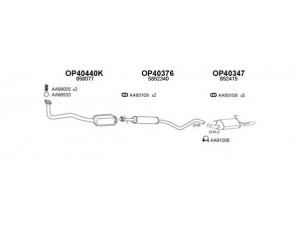 VENEPORTE 770027 išmetimo sistema