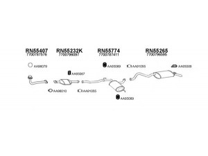 VENEPORTE 550527 išmetimo sistema 
 Išmetimo sistema -> Išmetimo sistema, visa