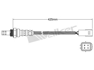 WALKER PRODUCTS 250-24772 lambda jutiklis 
 Išmetimo sistema -> Lambda jutiklis
96443420
