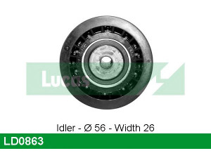 LUCAS ENGINE DRIVE LD0863 įtempiklio skriemulys, paskirstymo diržas
036109244G, 36109244