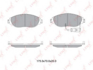 LYNXauto BD-8042 stabdžių trinkelių rinkinys, diskinis stabdys
3C0 698 151 E, 3C0 698 151 F, 3C0 698 151 G