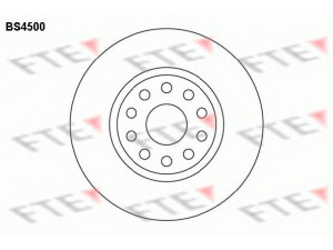 FTE BS4500 stabdžių diskas 
 Stabdžių sistema -> Diskinis stabdys -> Stabdžių diskas
46449389, 82487489