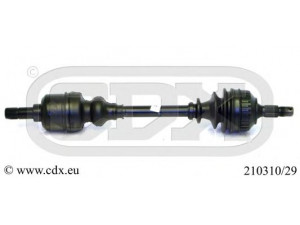 CDX 210310/29 kardaninis velenas 
 Ratų pavara -> Kardaninis velenas