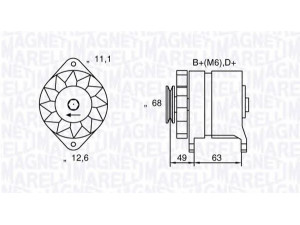 MAGNETI MARELLI 063321041010 kintamosios srovės generatorius 
 Elektros įranga -> Kint. sr. generatorius/dalys -> Kintamosios srovės generatorius
116760506000, 116760506100, 4721589