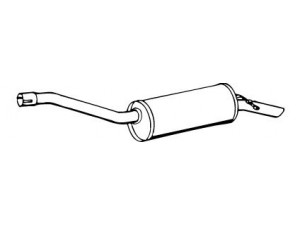 WALKER 15004 galinis duslintuvas 
 Išmetimo sistema -> Duslintuvas
6183985, 6188006