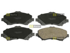 STARLINE BD S755P stabdžių trinkelių rinkinys, diskinis stabdys 
 Techninės priežiūros dalys -> Papildomas remontas
68093323AB, 68029263AA, K68029263AA