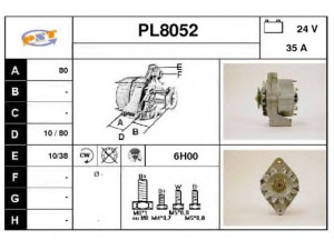 SNRA PL8052 kintamosios srovės generatorius
51261017159