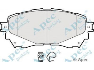 APEC braking PAD1942 stabdžių trinkelių rinkinys, diskinis stabdys 
 Techninės priežiūros dalys -> Papildomas remontas
GHY93328ZB, GHY93328ZC