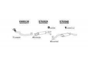 VENEPORTE 630032 išmetimo sistema 
 Išmetimo sistema -> Išmetimo sistema, visa