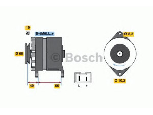 BOSCH 0 986 037 281 kintamosios srovės generatorius 
 Elektros įranga -> Kint. sr. generatorius/dalys -> Kintamosios srovės generatorius
77 00 796 904, 77 00 796 909, 77 01 351 765