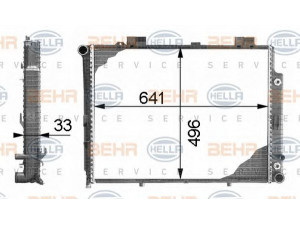 HELLA 8MK 376 712-754 radiatorius, variklio aušinimas 
 Aušinimo sistema -> Radiatorius/alyvos aušintuvas -> Radiatorius/dalys
210 500 53 03, 210 500 61 03, 210 500 62 03