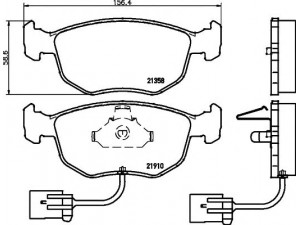 HELLA PAGID 8DB 355 007-991 stabdžių trinkelių rinkinys, diskinis stabdys 
 Techninės priežiūros dalys -> Papildomas remontas
1022078, 1097769, 1145456, 6877835