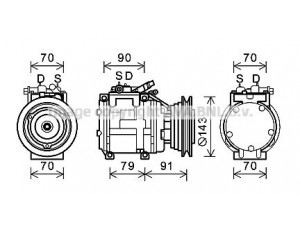 AVA QUALITY COOLING TOK686 kompresorius, oro kondicionierius 
 Oro kondicionavimas -> Kompresorius/dalys
8831060770