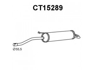VENEPORTE CT15289 galinis duslintuvas 
 Išmetimo sistema -> Duslintuvas
1726XD, 173037