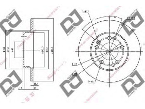 DJ PARTS BD1115 stabdžių diskas 
 Dviratė transporto priemonės -> Stabdžių sistema -> Stabdžių diskai / priedai
2014210812, 2014211212