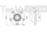 TREVI AUTOMOTIVE WB1636 rato guolio komplektas 
 Ašies montavimas/vairavimo mechanizmas/ratai -> Rato stebulė/montavimas -> Rato guolis
7701205471