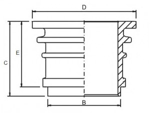 GOETZE ENGINE 14-000240-00 cilindro įvorė