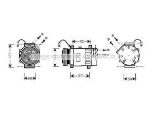 AVA QUALITY COOLING CNK217 kompresorius, oro kondicionierius 
 Oro kondicionavimas -> Kompresorius/dalys
6453KT, 6453KY