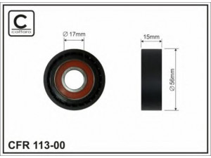 CAFFARO 113-00 kreipiantysis skriemulys, V formos rumbuotas diržas
UGCGBT8025