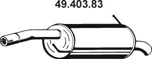 EBERSPÄCHER 49.403.83 galinis duslintuvas 
 Išmetimo sistema -> Duslintuvas
C201 40 100