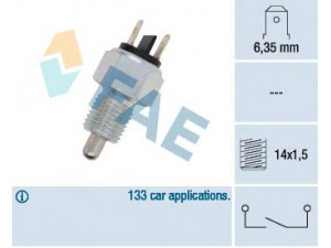 FAE 40500 jungiklis, atbulinės eigos žibintas 
 Elektros įranga -> Šviesų jungikliai/relės/valdymas -> Šviesų jungiklis/svirtis
116001353401, 116002317103, 116002317105