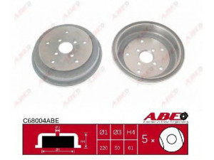 ABE C68004ABE stabdžių būgnas 
 Stabdžių sistema -> Būgninis stabdys -> Stabdžių būgnas
4351160A00, 4351160A00, 96058636
