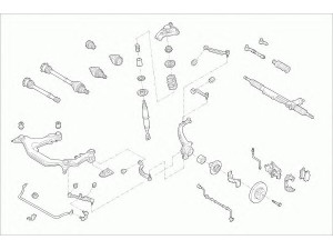 ZF Parts VW-PASSA-FZ037 vairavimo mechanizmas; rato pakaba 
 Ašies montavimas/vairavimo mechanizmas/ratai -> Prekių paieška pagal schemą