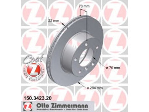 ZIMMERMANN 150.3423.20 stabdžių diskas 
 Dviratė transporto priemonės -> Stabdžių sistema -> Stabdžių diskai / priedai
3411 6 764 629, 3411 6 854 996