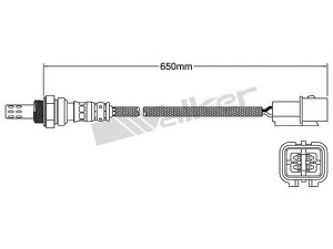 WALKER PRODUCTS 250-24783 lambda jutiklis 
 Variklis -> Variklio elektra
39210 37520, 39210 37523, 39210 37525