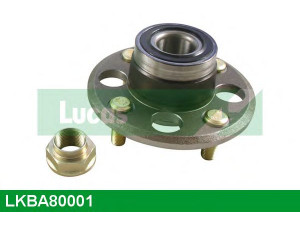 LUCAS ENGINE DRIVE LKBA80001 rato guolio komplektas 
 Ašies montavimas/vairavimo mechanizmas/ratai -> Rato stebulė/montavimas -> Rato guolis