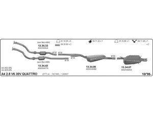 IMASAF 504000044 išmetimo sistema 
 Išmetimo sistema -> Išmetimo sistema, visa