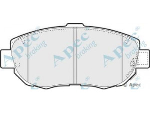 APEC braking PAD1096 stabdžių trinkelių rinkinys, diskinis stabdys 
 Techninės priežiūros dalys -> Papildomas remontas
0446514080, 0446514081, 0446522310