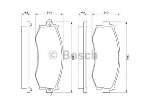 BOSCH 0 986 461 121 stabdžių trinkelių rinkinys, diskinis stabdys 
 Techninės priežiūros dalys -> Papildomas remontas
41060 32R90, 41060 32R91, 41060 32R93