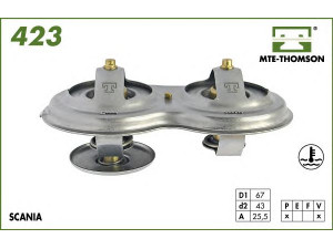 MTE-THOMSON 423.80-87 termostatas, aušinimo skystis 
 Aušinimo sistema -> Termostatas/tarpiklis -> Thermostat
1916620