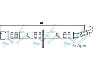 APEC braking HOS3412 stabdžių žarnelė 
 Stabdžių sistema -> Stabdžių žarnelės
1484536080, 9094702781