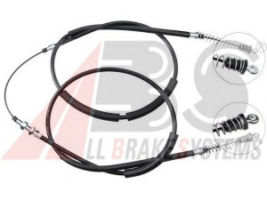 A.B.S. K10275 trosas, stovėjimo stabdys 
 Stabdžių sistema -> Valdymo svirtys/trosai
7684513