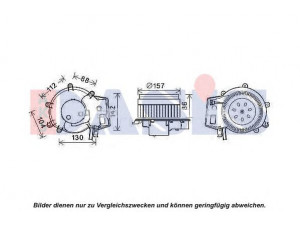AKS DASIS 740462N vidaus pūtiklis 
 Šildymas / vėdinimas -> Orpūtė/dalys
2308200214, A2308200214
