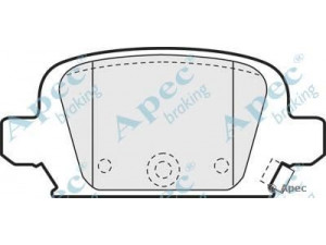 APEC braking PAD1189 stabdžių trinkelių rinkinys, diskinis stabdys 
 Techninės priežiūros dalys -> Papildomas remontas
1605965, 9200132, 93178789