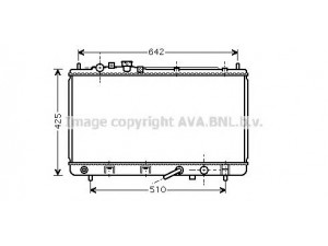 AVA QUALITY COOLING MZ2167 radiatorius, variklio aušinimas 
 Aušinimo sistema -> Radiatorius/alyvos aušintuvas -> Radiatorius/dalys
FP8515200A, FP8615200, FP8615200A
