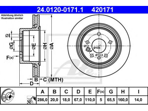 ATE 24.0120-0171.1 stabdžių diskas 
 Dviratė transporto priemonės -> Stabdžių sistema -> Stabdžių diskai / priedai
5 69 100, 9195052