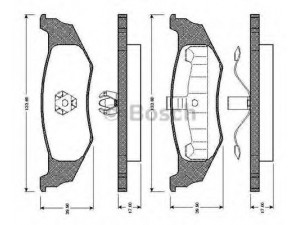 BOSCH 0 986 TB2 260 stabdžių trinkelių rinkinys, diskinis stabdys 
 Techninės priežiūros dalys -> Papildomas remontas
04720 644, 04762 669, 04863 784