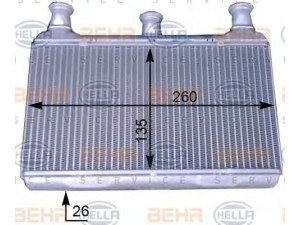 HELLA 8FH 351 312-161 šilumokaitis, salono šildymas 
 Šildymas / vėdinimas -> Šilumokaitis
6 933 922, 64 11 6 933 922